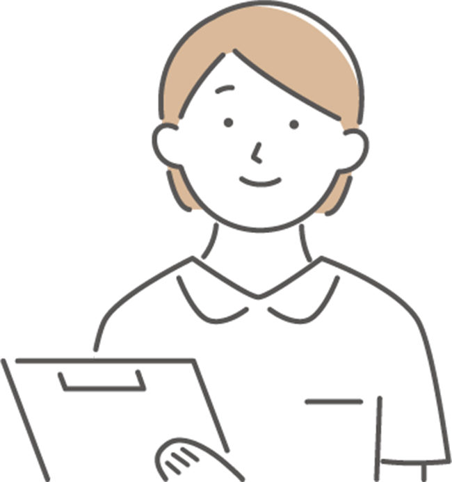 カルテを持つ女性医師 イラスト