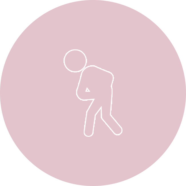 腹痛のピクトグラム